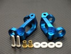 Tamiya TG10 Aluminum Front C-Hub Set - 1PR Blue by GPM Racing