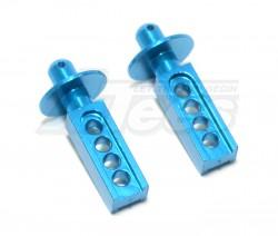 Traxxas 1/16 Mini E-Revo Aluminum Front Body Post - 1 Pair  Blue by GPM Racing