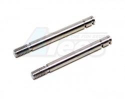 Traxxas 1/16 Mini E-Revo Steel Shaft For Erv348 - 1pr Silver by GPM Racing