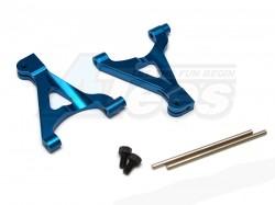 Traxxas 1/16 Mini Slash Aluminum Front Upper Arm - 1pr Set  Blue by GPM Racing