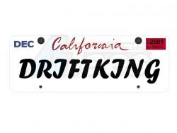 Miscellaneous All Realistic California Licence Plate (DRIFTKING) For RC Cars by ATees