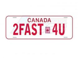 Miscellaneous All Realistic Canada Licence Plate (2FAST4U) For RC Cars by ATees