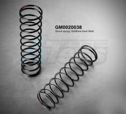 Miscellaneous All Shock Spring 19x68mm Hard Red (2) (gm0020038) by Gmade