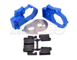 Traxxas Slash Blue Gearbox Housing And Rear Mounts by RPM