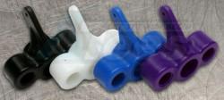 Traxxas T-Maxx 1.5 & 2.5 Purple Steering Knuckles With O.s. Bearings by RPM