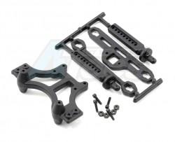 Traxxas T-Maxx Black Shock Tower & Body Mounts by RPM