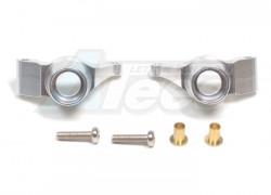 Tamiya TL01 Aluminum Rear Knuckle Arm With Collars & Screws 1 Pair Set Silver by GPM Racing