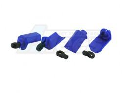 Traxxas Bandit Blue Shock Shaft Guards For Traxxas 1/10th Scale Shocks by RPM