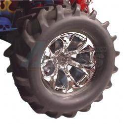 Traxxas E-Maxx Titan Stablemaxx Offset Chrome Wheels  ~tires not included~ by RPM