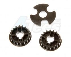 Serpent S-411 Pully Middle 19t + Spacer (3) by Serpent