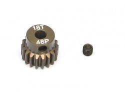 Serpent S-411 Motor-pinion Alu Hard 48p / 18t by Serpent