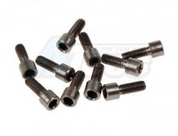 Serpent S-120 LT Screw Allen M3x8mm Special Head Titan (10) by Serpent