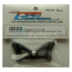 Team Losi Mini-T Graphite Servo Upper Kick Plate w/Mount by GPM Racing