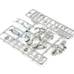 Axial SCX10 Exterior Detail Parts Tree - Chrome by Axial Racing