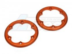 Axial AX10 Deadbolt 2.2 VWS Machined Beadlock Rings (orange) (2pcs) by Axial Racing