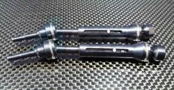 Traxxas 1/16 Mini Summit Steel #45 Front/Rear CVD Drive Shaft Black by GPM Racing