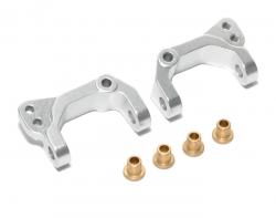 HPI  Firestorm 10T Aluminum Front C-hub With Collars- 1 Pair Silver by Boom Racing