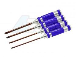 Miscellaneous All Phillips Screwdriver Set 3.5 4.0 5.0 & 5.8 X 120MM - 4 Pcs by Arrowmax