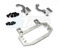 Team Losi 5IVE-T Aluminum Connection Mounts Of The Center Gear Box - 3pcs Set  Silver by GPM Racing