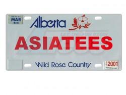 Miscellaneous All Realistic Alberta Licence Plate  (ASIATEES) For RC Cars by ATees
