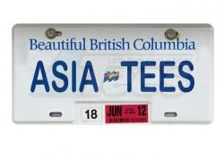 Miscellaneous All Realistic British Columbia Licence Plate (ASIATEES) For RC Cars by ATees