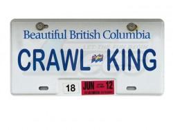 Miscellaneous All Realistic British Columbia Licence Plate (CRAWLKING) For RC Cars by ATees