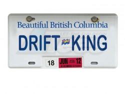 Miscellaneous All Realistic British Columbia Licence Plate (DRIFTKING) For RC Cars by ATees