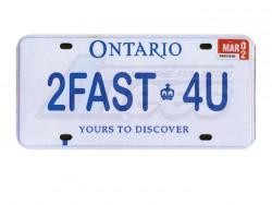Miscellaneous All Realistic Ontario Licence Plate (2FAST4U) For RC Cars by ATees