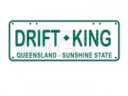 Miscellaneous All Realistic Queensland Licence Plate (DRIFTKING) For RC Cars by ATees