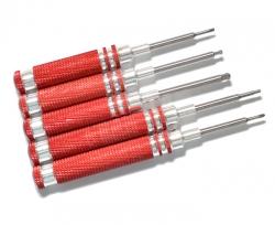Miscellaneous All Tool Combo Set - 5 Items Red by Boom Racing