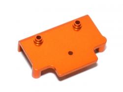 Team Losi Night Crawler Aluminum Esc Mount Plate (Rear) - 1Pc Orange by Boom Racing