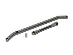 Team Losi Night Crawler Aluminum Steering Linkage - 1 Pc Gun Metal by Boom Racing