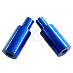 Kyosho Mini Inferno Steering Shaft - 2pcs (Blue) by KM Racing