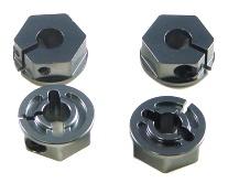 Mugen Seiki MTX4 MTX4 Aluminium Wheel Hub 4pcs (GM) by KM Racing