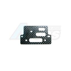Axial AX10 Scorpion Carbon Servo Plate by KM Racing
