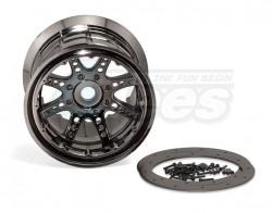 Miscellaneous All Axial 8 Spoke Beadlock Wheels (black Chrome) by Axial Racing