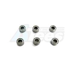 Himoto Tanto Ball Bearings 10X5X4mm 6P by Himoto