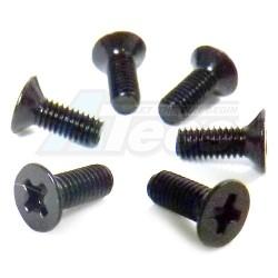 Himoto Tanto Flat Head Screws 3X8 6P by Himoto