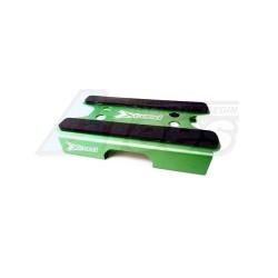 Miscellaneous All Xceed (#103032) Car-Stand Alu  Green With Foam Padding by Xceed