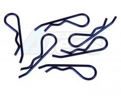 Miscellaneous All Xceed (#103123) Body Clip 1/8 - Metallic Blue  (6) by Xceed