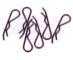 Miscellaneous All Xceed (#103124) Body Clip 1/8 - Metallic Purple  (6) by Xceed