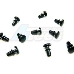 Miscellaneous All Xceed (#104024) Body Rivets Nylon Black (10) by Xceed