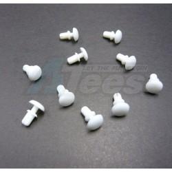 Miscellaneous All Xceed (#104025) Body Rivets Nylon White (10) by Xceed