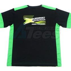 Miscellaneous All Xceed (#106238) Xceed T-Shirt (Dry Fit) Black-Green (XL) by Xceed