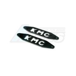 Tamiya DF-03 Battery Plate 2mm Carbon Graphite (2pcs) For Dark Impact by KM Racing