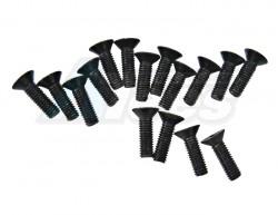 DHK Wolf BL (8131) Flathead screw (KM3X10mm) (16 pcs)  by DHK