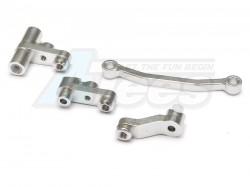 Traxxas Latrax 1/18 Rally Aluminium Steering Assembly - 1 Set  Silver by GPM Racing