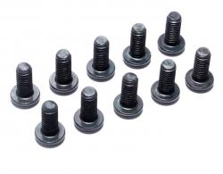 Miscellaneous All Button Head M5X12MM 3.0MM Hex Socket Screws Bolts (10) Black by Boom Racing