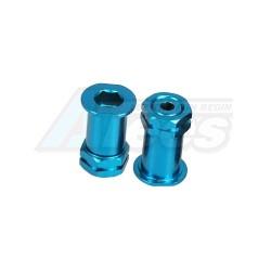 Tamiya GB-01 Aluminum Front Wheel Adaptor 10mm For GB-01 by 3Racing