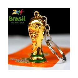 Miscellaneous All World Cup 2014 Soccer Championship Fans Souvenir Keychain Model Gold by Boom Racing